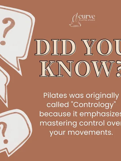 Did you know Pilates was originally called "Contrology"? It emphasizes mastering control over your movements for a stronger, more efficient body.
