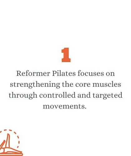 Reformer Pilates focuses on strengthening the core muscles through controlled and targeted movements, creating a strong foundation for your entire body.