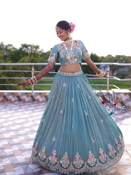 Twirling into her new life. This look was all about celebrating her unique style.