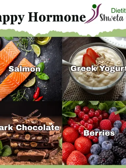 To boost your happy hormones naturally, include foods like salmon, Greek yogurt, dark chocolate, and berries in your diet. These foods can help regulate mood and make you feel good from the inside out.