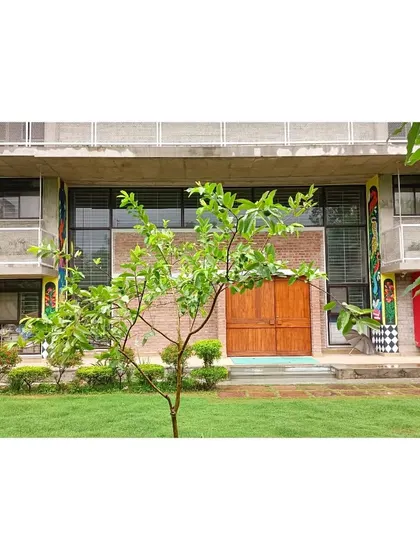 A duplicate of image 107, showing the entrance of the Eklavya campus.