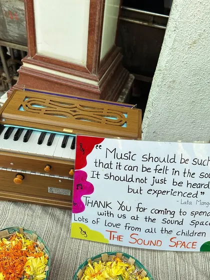 We gifted Shawn Mendes a beautifully crafted harmonium, a little piece of India's rich musical vibe, with a heartfelt note from our children.