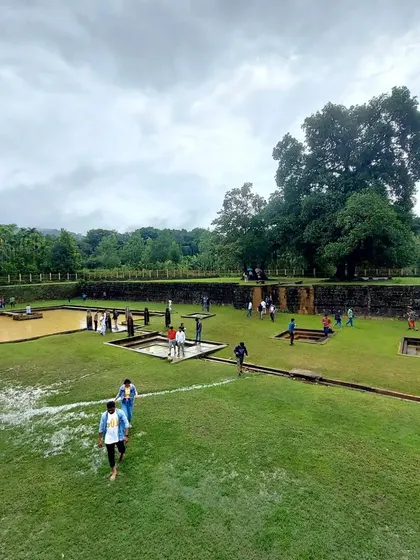 Exploring the grounds of Nagara Fort. My trips are a mix of trekking, devotion, and exploring the rich history of Karnataka.