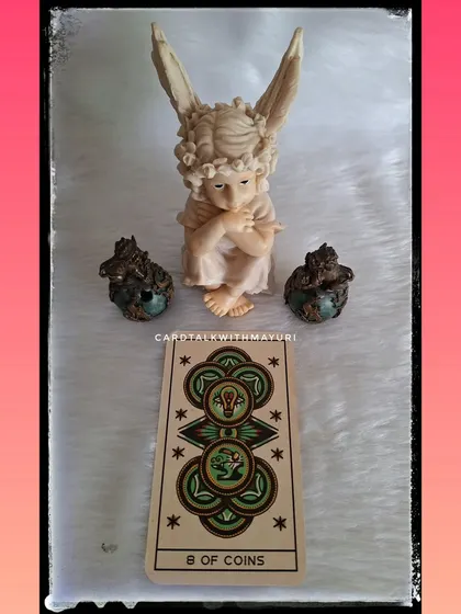 For those who chose card 1 in October, the 8 of Coins, the focus is on hard work and commitment. It's a great month to upskill or change jobs, as your efforts will start showing results.