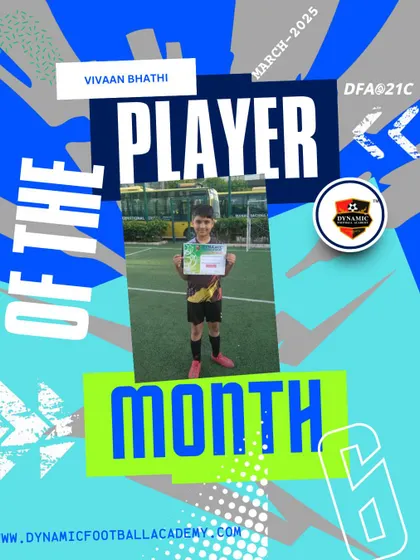 Vivaan Bhathi, Player of the Month for March 2025.