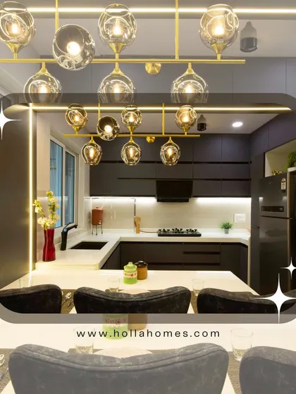 A complete look at this beautiful modular kitchen, designed for both style and functionality.