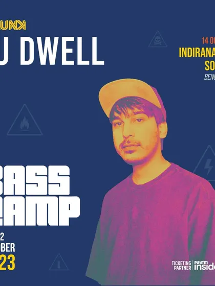 My artist flyer for Bass Camp, a two room party at Indiranagar Social. I played a set of club music, bass, and breaks in a room full of talented local DJs.