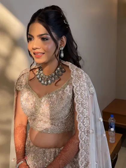 A beautiful, confident smile. This bride is glowing and ready to hit the dance floor.