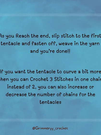The final steps for finishing your octopus. I also included a tip on how to make the tentacles curve even more if you want a different look.