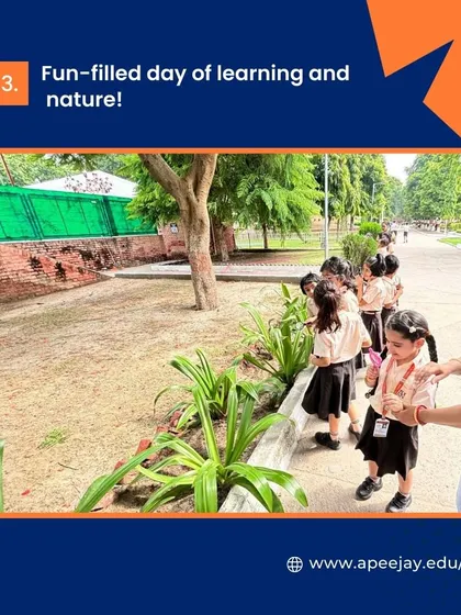 A fun-filled day of learning and nature! Our students explored the school grounds, observing the plants and trees around them, turning a simple walk into an educational experience.