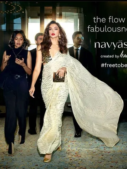 In this campaign for Navyasa by Liva, I was responsible for styling the supporting models around Deepika Padukone. The goal was to create a chic, modern, and understated look for them that complemented the scene without distracting from the main star, contributing to the overall "flow of fabulousness."