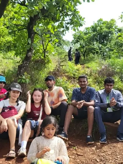 Taking a break on the trail to Kodachadri. Our treks are as much about the journey as the destination.