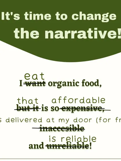 I'm changing the narrative. I believe organic, reliable food should be affordable and accessible, which is why I offer meal plans with perks like free delivery.