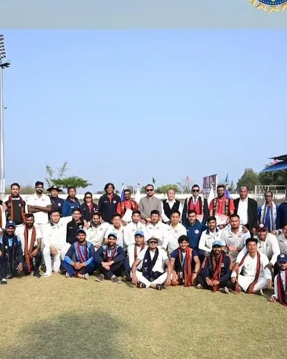 A duplicate of image 120, the Nagaland Ranji team.