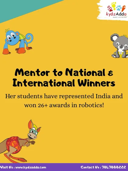 Our guest for this episode is a mentor to national and international winners in robotics. Her students have represented India and won over 26 awards!