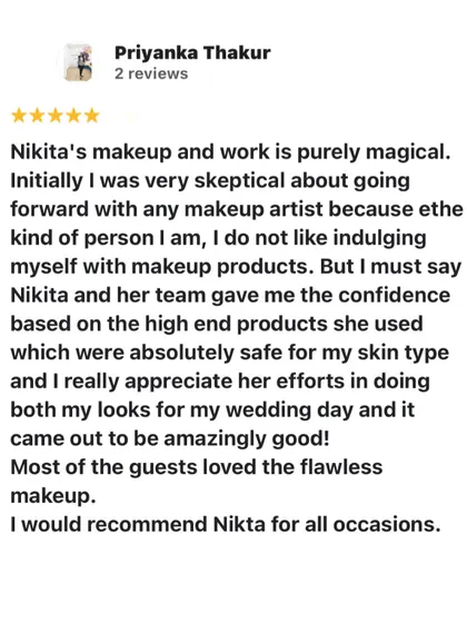 This client was skeptical about makeup but left feeling confident. I use high-end, skin-safe products to ensure even those who don't usually wear makeup feel amazing and flawless.