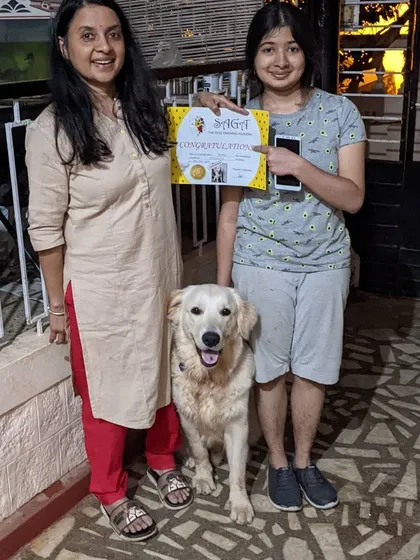 A family that trains together, stays together. Congratulations to this wonderful team on completing their training program.