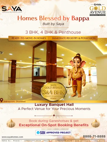 Our luxury banquet hall is the perfect venue for your precious moments. It is designed for grand events and cherished celebrations, allowing residents to host gatherings in style.