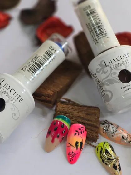 A closer look at the vibrant colors and excellent coverage of Lilycute gel polishes. These are a great, affordable option for building your professional kit.