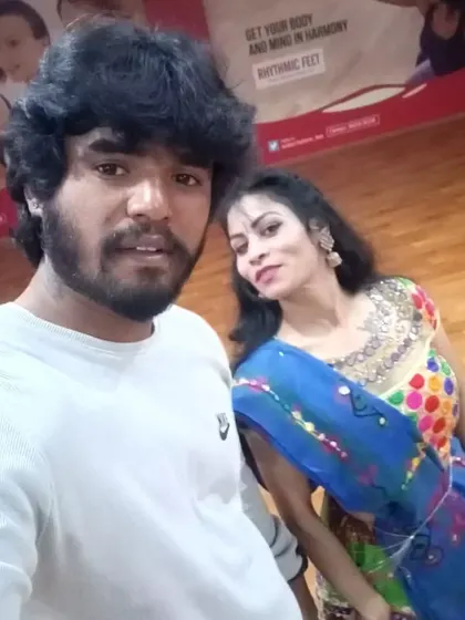 A quick selfie with a student before hitting the stage. The pre-show excitement is part of the fun.
