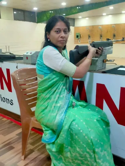 This sport has no age or gender barriers. Here's a shooter proving that you can come as you are and learn to handle a rifle with confidence.