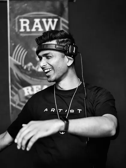 A R T I S T. A simple, candid black and white shot that captures the joy and passion I have for my work.