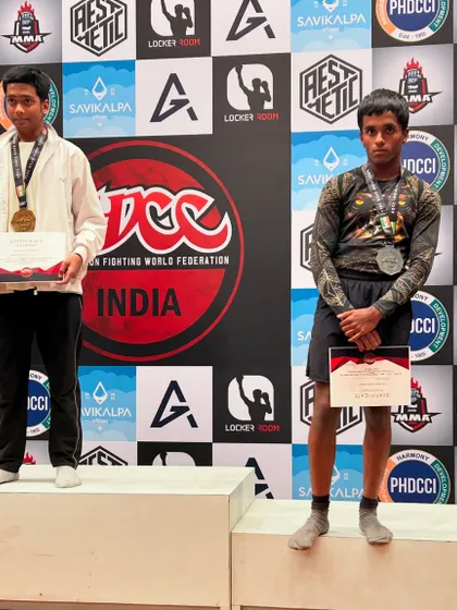 Congratulations to Ritin for securing a silver medal at the ADCC India competition in Delhi. His hard work and dedication were on full display.