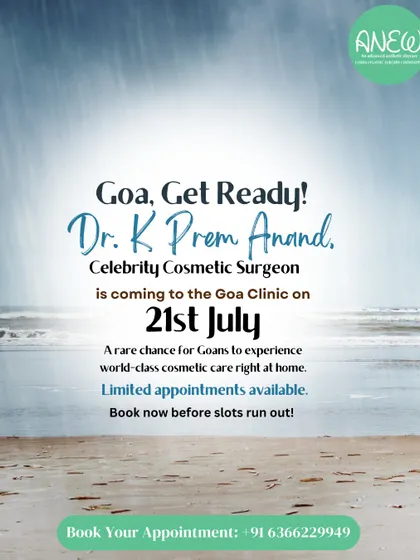 Goa, get ready. I will be at the Goa clinic on July 21st. This is a rare chance to experience world-class cosmetic care, but appointments are limited, so book your slot soon.