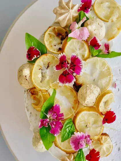 For the adventurous palate, my Lemon Basil Naked Cake is a unique treat. A light lemon and basil-infused sponge is layered with a zesty lemon curd and cream, then topped with candied lemons and fresh basil. It’s an unexpectedly refreshing and aromatic dessert.