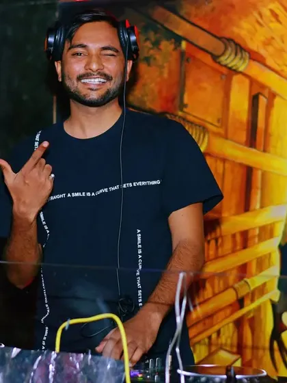 A smile is the second best thing you can do with your lips. Sharing good vibes and happiness from my spot behind the mixer.
