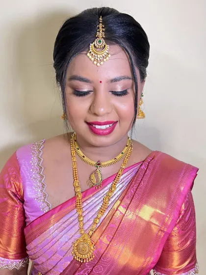 Another shot of this radiant bride. Her smile truly lights up the photo.