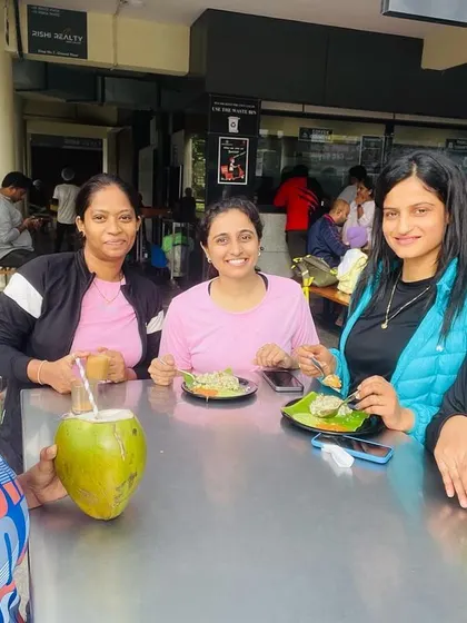 It's not always about the workout. Sometimes it's about refueling together and enjoying a healthy meal post-session.
