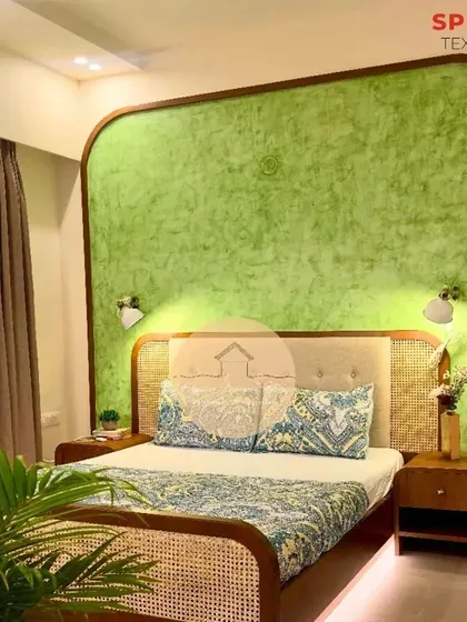 A collection of our bedroom designs, showcasing various styles from modern minimal to ethnic traditional. Each space is crafted to be a unique sanctuary, featuring custom furniture, layered lighting, and thoughtful details.