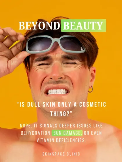 Dull skin is more than a cosmetic issue; it can signal deeper problems like dehydration, sun damage, or even vitamin deficiencies. Addressing these underlying factors is part of our holistic approach.