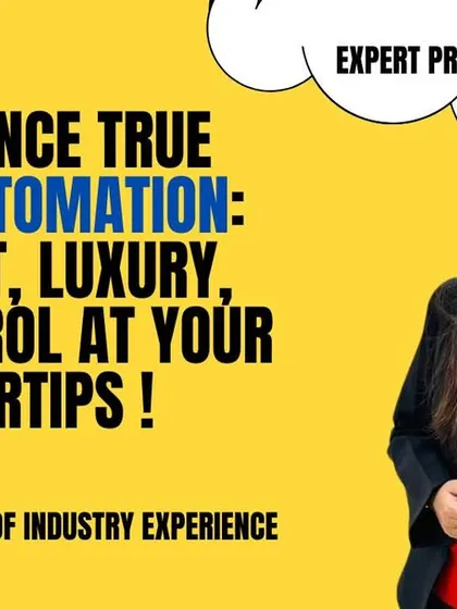 With over 7 years of experience, I bring comfort, luxury, and control to your fingertips. I am here to help you experience true home automation.