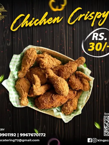 You can't go wrong with classic Chicken Crispy. Our version is perfectly crunchy on the outside while the chicken inside remains soft and juicy.