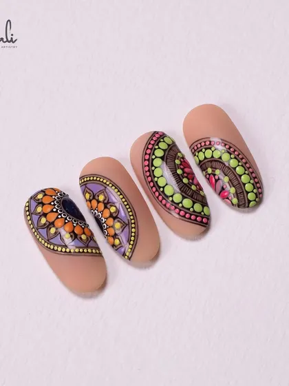 A still shot of my colorful mandala designs. Creating these brings me so much joy.