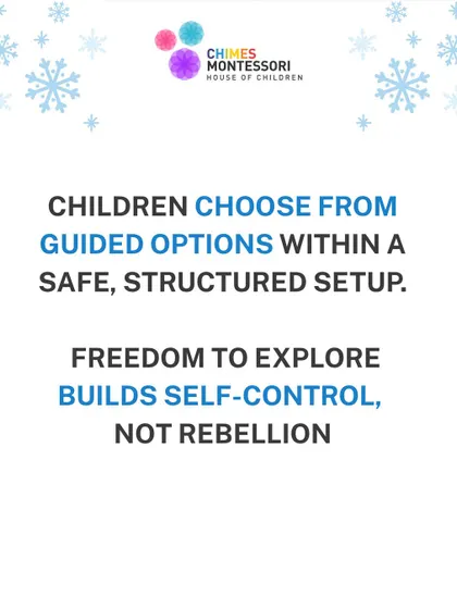 Freedom in a Montessori classroom builds self-control, not rebellion. Children choose from guided options within a safe, structured setup.