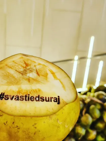 I offer unique personal touches like engraving your wedding hashtag onto fresh coconuts. It's a small detail that makes for a memorable and Instagrammable welcome drink for your guests.
