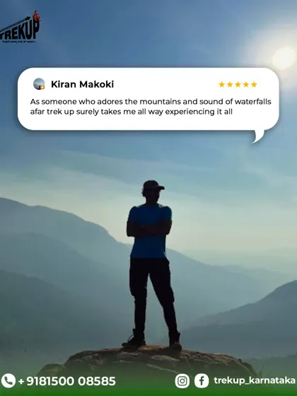 A short and sweet review from Kiran, who loves mountains and waterfalls and says Trekup takes him all the way to experience them.