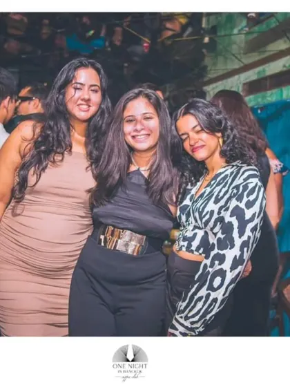 Friends out for a good time. My retro nights are a guaranteed fun-filled outing.