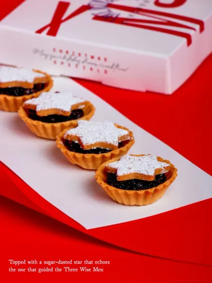 The sugar-dusted star on my mince pies echoes the one that guided the Three Wise Men.