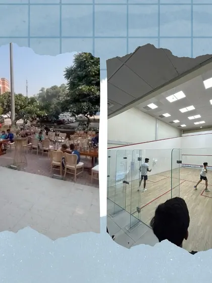 Glimpses from day one of the Squash Xtreme Open 2024, both on and off the court.