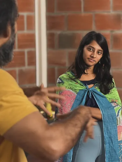 A moment of deep listening with one of my teachers. His compassionate mode of teaching and inspiring energy have added so much to my spiritual journey.