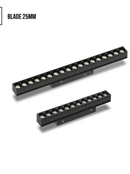 The Magnetic Track Blade Light offers a powerful glow from a sleek profile. With a high CRI of over 90 and a low glare rating (UGR<12), it's perfect for spaces that require high-quality, comfortable illumination.