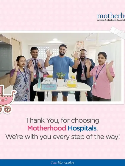 Thank you for choosing Motherhood Hospitals! Our team celebrated with the Dua family, and we are so grateful to have been with them every step of the way. Here's to new beginnings and unforgettable memories.