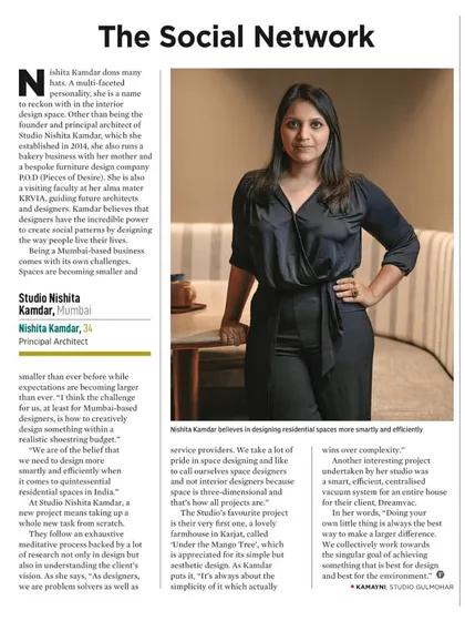 A profile from the Forbes India feature, where I discuss our design process and the belief that we are, first and foremost, creative problem solvers. It is our job to design spaces that are not only beautiful but also work for the people who live in them.