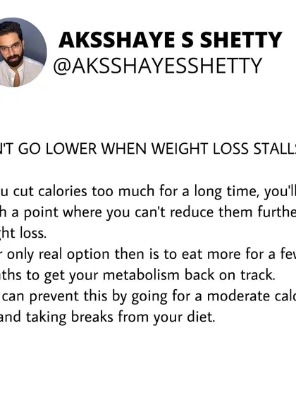 You should not be undereating constantly. If you cut calories too much for too long, you'll reach a point where you can't reduce them further. This is when taking a diet break becomes necessary.