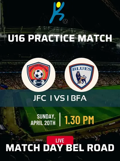 A practice match announcement for our U16 team. These preparatory games are a crucial part of getting ready for major tournaments.