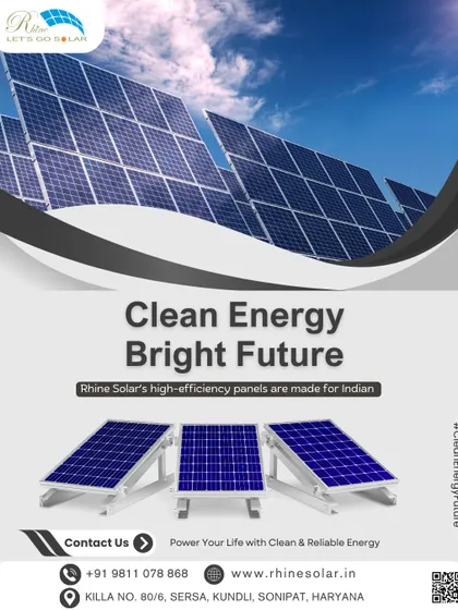 Clean energy for a bright future. Our high-efficiency panels are made for Indian weather and built to last for decades.